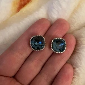 Brighton blue stone earrings